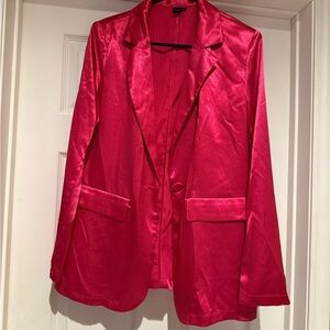 Elegant Red Women's Blazer